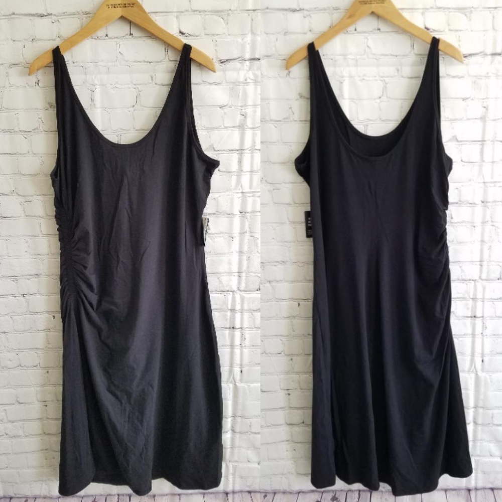 EXPRESS Black Midi Dress